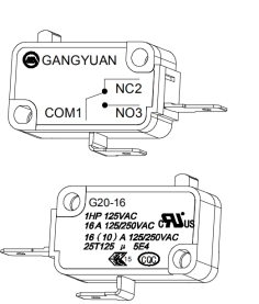 微動(dòng)開(kāi)關(guān)內部結構